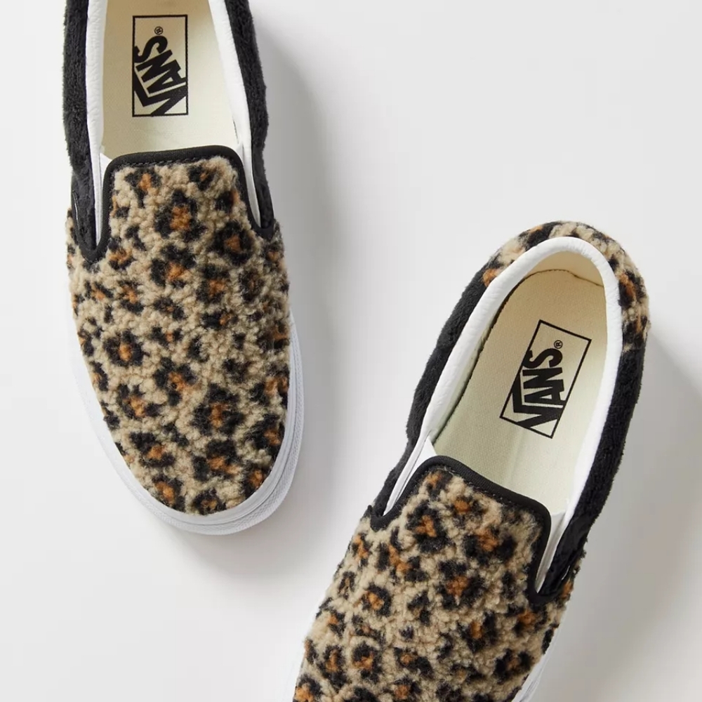 Vans Sherpa Slip On 59 Shoe Brown Multi Leopard Women's 7.5 Men's 6 - Picture 4 of 4
